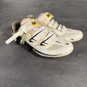 Mavic Avenge Road Cycling Shoes Womens 9 White Energy Composite Ergo Ride 643001